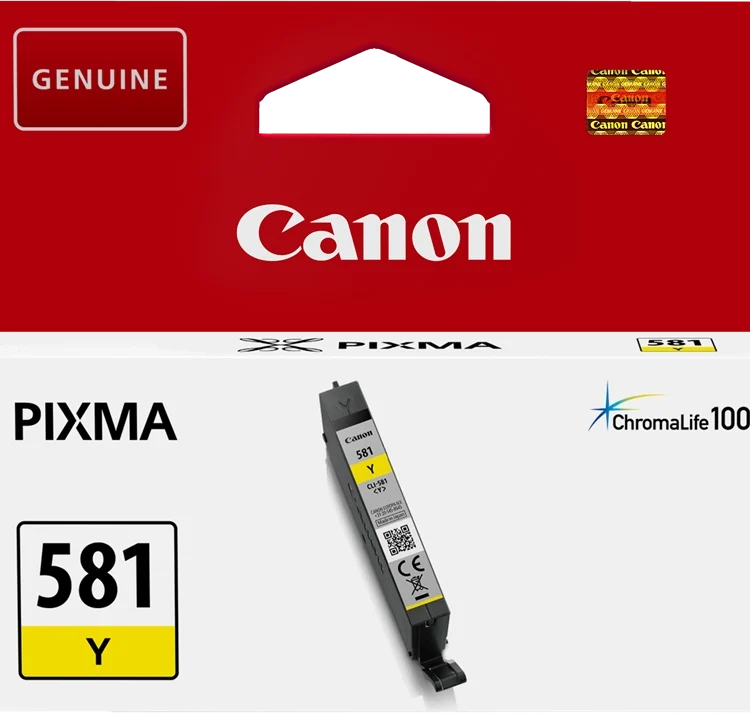 CANON Cartouche jet d'encre jaune CLI-581 2105C001