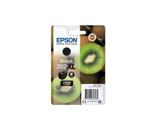 EPSON Cartouche Jet d'Encre Claria Premium XL Black "Kiwi'' 202 - C13T02G14010