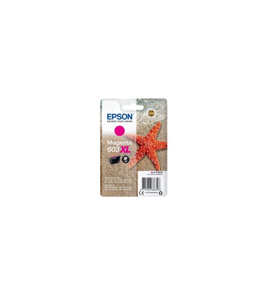 EPSON Cartouche Jet d'Encre Magenta XL "Etoile de Mer'' 603 - C13T03A34010