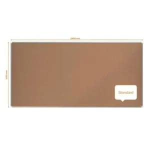NOBO Tableau d'affichage en liège Premium Plus - 2400 x 1200 mm - 1915186