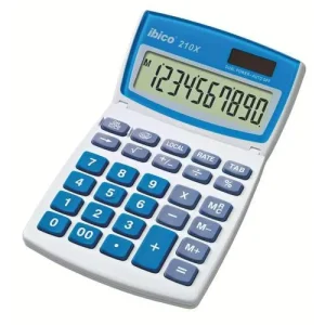 IBICO Calculatrice de bureau Ibico 210X Écran LCD à 10 chiffres écran à inclinaison réglable IB410154