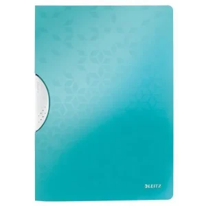 LEITZ Chemise à clip COLORCLIP WOW en polypropylène opaque 5/10eme. Coloris menthe