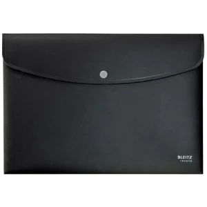 LEITZ Porte document Re:Cycle en polypropylène 100% recyclé et 100% recyclable. Coloris noir