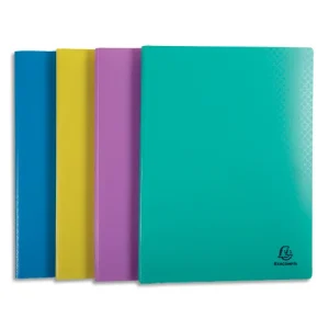 EXACOMPTA Protège document FOREVER YOUNG 20 pochettes/40 vues PP recyclé 5/10e. Coloris assortis fun