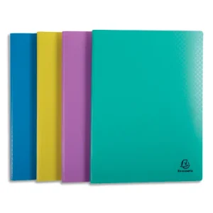 EXACOMPTA Protège document FOREVER YOUNG 30 pochettes/60 vues PP recyclé 5/10e. Coloris assortis fun