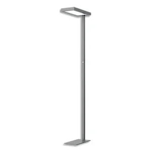 HANSA Lampadaire LED ''LED Jaspis'' avec variateur tactile sur le mât du luminaire. Gris anthracite.