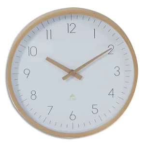 ALBA Horloge murale 30 cm cadran bois