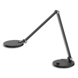 UNILUX Lampe de bureau led Eyecaring Everest noir. Anti-éblouissement. Variateur d'intensité et couleur