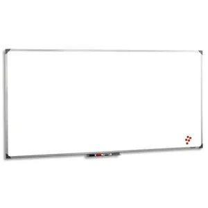 PLANORGA Tableau blanc laqué 60x90 cm OFFICE pour feutre effaçable à sec avec encadrement alu anodisé.