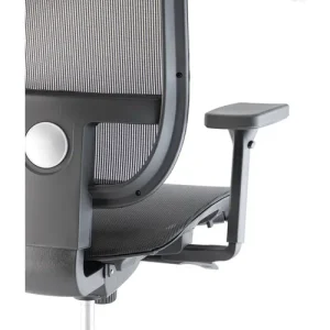 SOKOA Paire d'accoudoirs 3D TERTIO (hauteur + manchettes PU translation avant-arrière + rotation pivot)