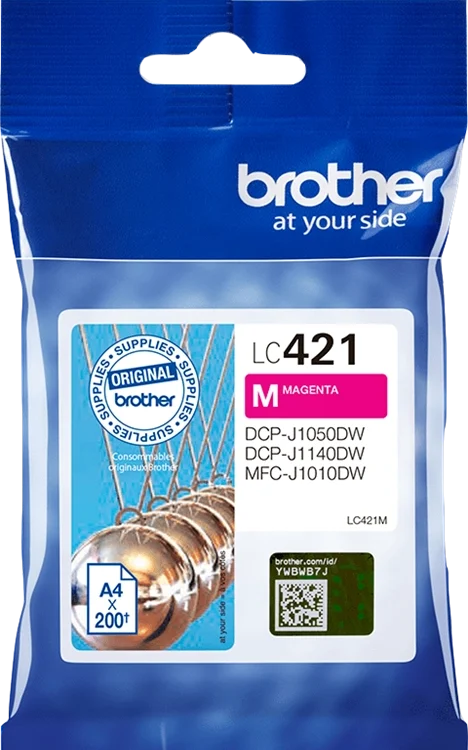 BROTHER Cartouche jet d'encre magenta LC421M