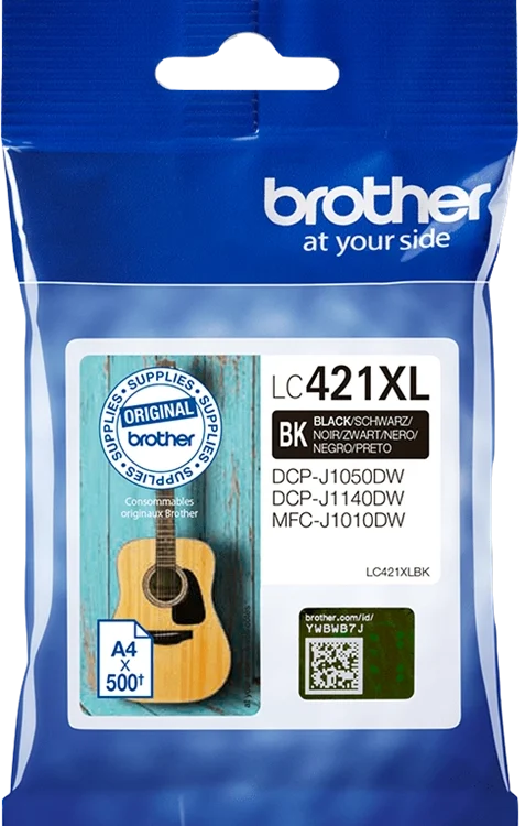 BROTHER Cartouche jet d'encre noir XL LC421XLBK