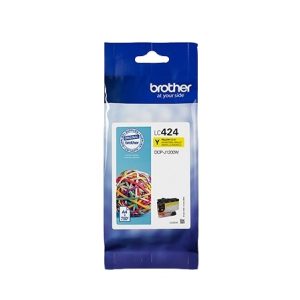 BROTHER Cartouche jet d'encre jaune LC424Y