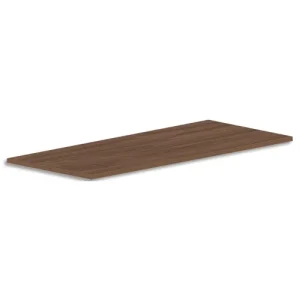 Plateau FLEXI mélaminé 25mm 160x80cm pré-percés pour obturateur. Coloris Noisetier