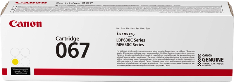 CANON Cartouche Toner jaune CRG 067 5099C002