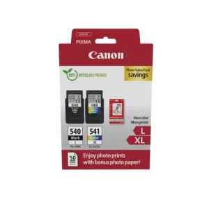 CANON Multipack 2 cartouches Jet d'encre N° 540 + 541 / 5224B012 Noir + Couleur - Format XL