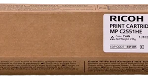 RICOH Cartouche Laser Cyan MPC2551 842064/842468