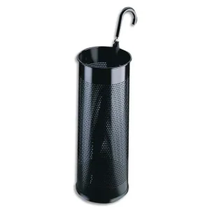 DURABLE Porte-parapluies rond ajouré en acier epoxy - 28,5 litres - Diam 260 x H620 mm - Noir