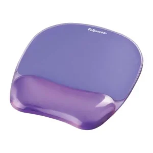 FELLOWES Tapis souris repose-poignet gel crystal Violet 91441