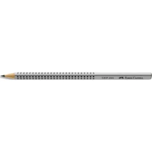 FABER CASTELL Crayon graphite GRIP 2001 HB, corps triangulaire et ergonomique, mine collée