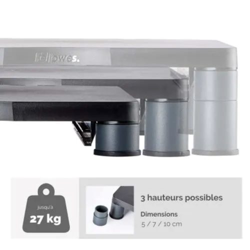 FELLOWES Support standard ecran lcd/tft standard Gris graphite 9169301