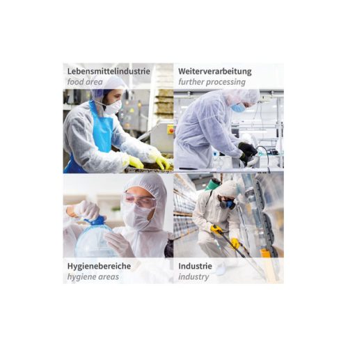 HYGONORM Combinaison en PP LIGHT avec capuche, blanc