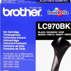 BROTHER Cartouche Jet d'encre Noir LC970BK