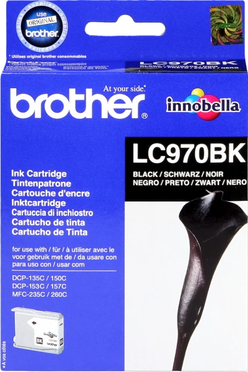 BROTHER Cartouche Jet d'encre Noir LC970BK