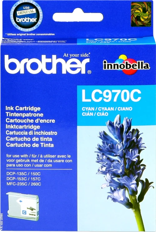 BROTHER Cartouche Jet d'encre Cyan LC970C