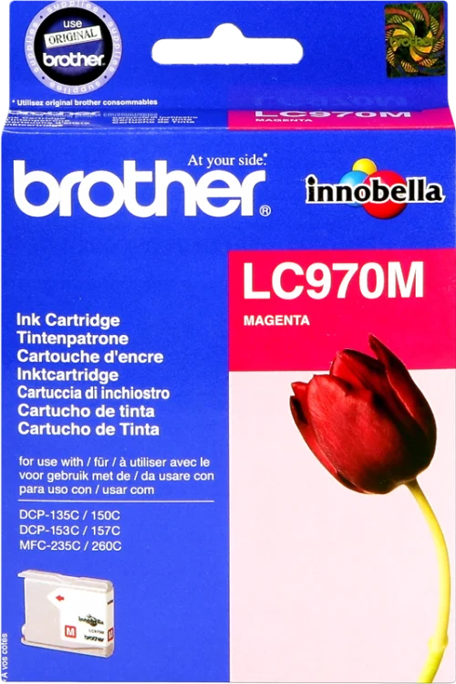 BROTHER Cartouche Jet d'encre Magenta LC970M