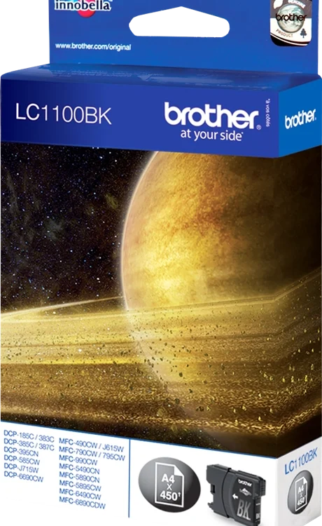 BROTHER cartouche Jet d'encre Noire LC1100BK