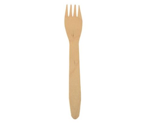 Carton 500 Fourchettes, bois "pure" 16,5 cm Carton de 500