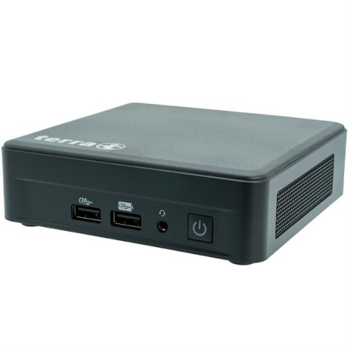 TERRA PC-Micro 6000 SILENT GREENLINE slim vPro Modèle de processeur Intel® Core™ i5-1250P Processor (12M Cache, up to 4.40 GHz; vPro) Système d'exploitation Windows 11 Pro