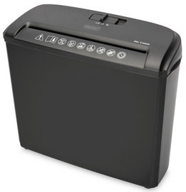 DIGITUS Destructeur de documents S5, coupe droite 7 mm, noir