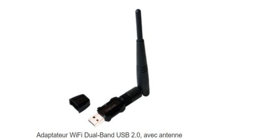 LogiLink Adaptateur WiFi Dual-Band USB 2.0, avec antenne