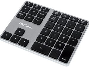LogiLink Pavé numérique Bluetooth V3.0, aluminium, sans fil