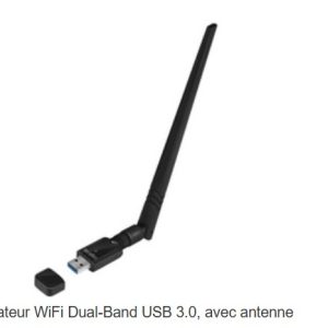 LogiLink Adaptateur WiFi Dual-Band USB 3.0, avec antenne