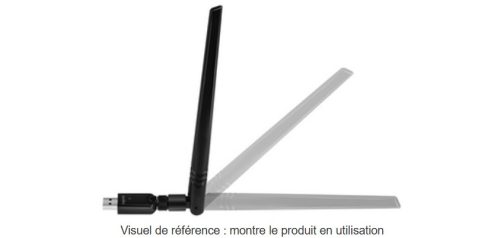 LogiLink Adaptateur WiFi Dual-Band USB 3.0, avec antenne