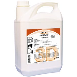 SENET 3D Détergent Surodorant Bactéricide - 611 - Bidon 5L