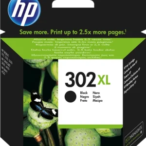 HP 302XL Cartouche d'Encre Noire grande capacité Authentique (F6U68AE)