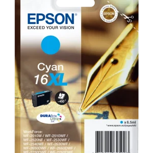EPSON Cartouche Jet d'Encre DURABrite Ultra Cyan XL ''Stylo à plume'' 16 - C13T16324012