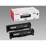 CANON Pack 2 cartouches toner Noir 718BK 2662B005