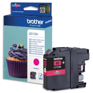 BROTHER Cartouche Jet d'encre Magenta LC123M