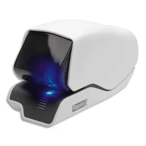 RAPID Agrafeuse électrique Supreme R5025e,fonctionnement sur cassette,capacité 25 feuilles,blanc,25095200