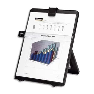 FELLOWES Porte-copie chevalet Noir 21106