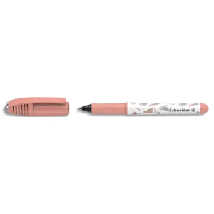 SCHNEIDER Roller à cartouche Zippi Corail Sweet jungle, pointe en acier inoxydable, cartouche encre Bleu