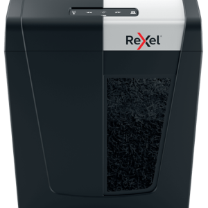 REXEL Destructeur Secure MC6 détruit 6 feuilles, coupe micro, sécurité P-5, corbeille 18L 2020130EU