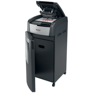REXEL Destructeur de documents Optimum Auto+ 750M P-5,coupe micro,2x15mm,750 feuilles,140 l,2020750MEU