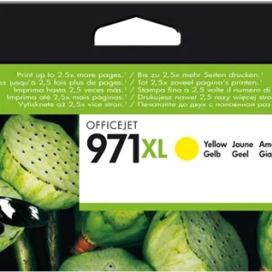 HP Cartouche Jet d'encre 971XL Jaune CN628AE