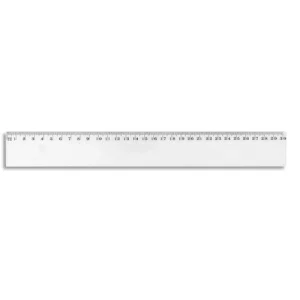 WONDAY Règle plate 30 cm sous étui packbordable